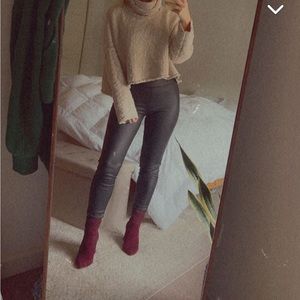 Express Leather Leggings